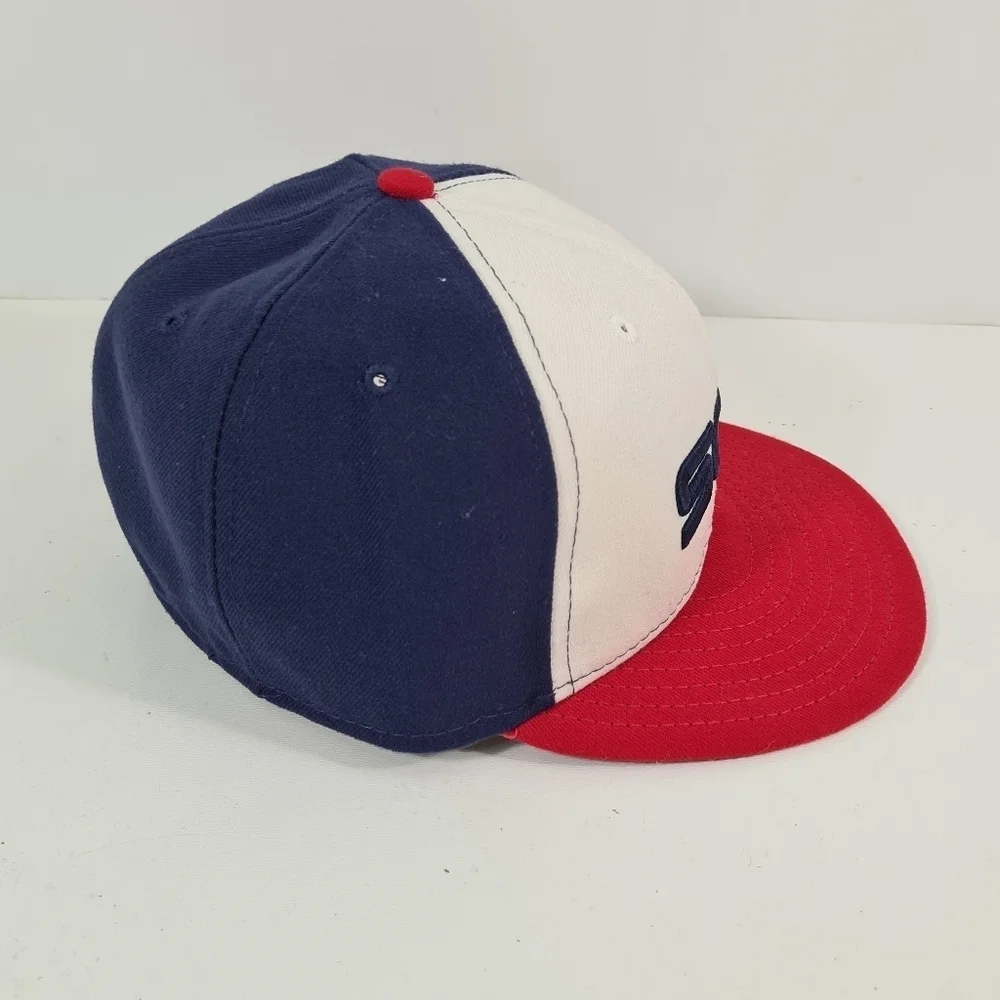 Vintage USA Chicago White Sox Fitted 6 7/8 Hat MLB Baseball Cap 59 Fifty New Era